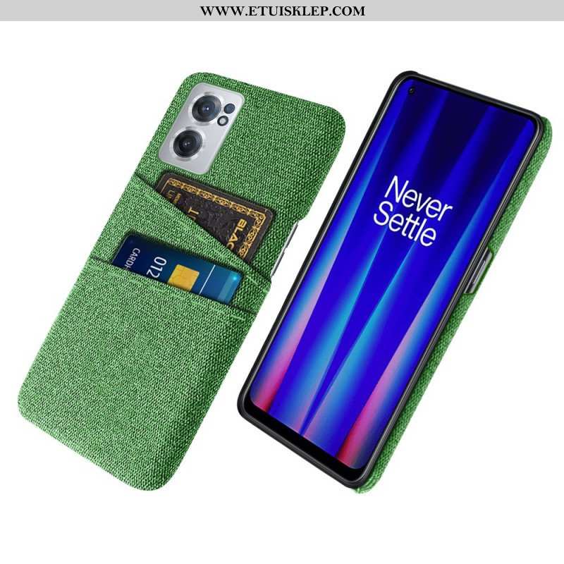 Etui do OnePlus Nord CE 2 5G Tkany Uchwyt Na Karty